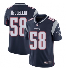 Youth Nike New England Patriots #58 Shea McClellin Navy Blue Team Color Vapor Untouchable Limited Player NFL Jersey