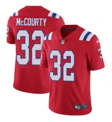 Youth Nike New England Patriots #32 Devin McCourty Red Alternate Vapor Untouchable Limited Player NFL Jersey
