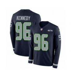 Youth Nike Seattle Seahawks #96 Cortez Kennedy Limited Navy Blue Therma Long Sleeve NFL Jersey Youth Nike Seattle Seahawks #96 Cortez Kennedy Limited Navy Blue Therma Long Sleeve NFL Jersey