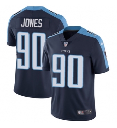 Men's Nike Tennessee Titans #90 DaQuan Jones Navy Blue Alternate Vapor Untouchable Limited Player NFL Jersey