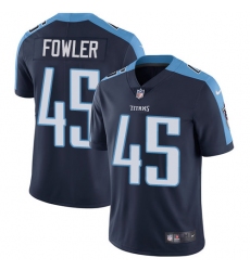 Men's Nike Tennessee Titans #45 Jalston Fowler Navy Blue Alternate Vapor Untouchable Limited Player NFL Jersey