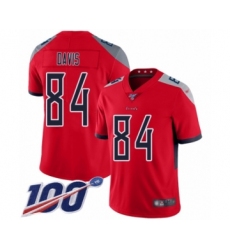 Youth Tennessee Titans #84 Corey Davis Limited Red Inverted Legend 100th Season Football Jersey