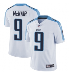 Men's Nike Tennessee Titans #9 Steve McNair White Vapor Untouchable Limited Player NFL Jersey