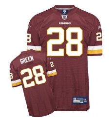 Reebok Washington Redskins #28 Darrell Green Red Team Color Authentic Throwback NFL Jersey