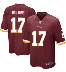 Men's Nike Washington Redskins #17 Doug Williams Game Burgundy Red Team Color NFL Jersey