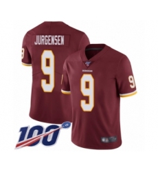 Youth Washington Redskins #9 Sonny Jurgensen Burgundy Red Team Color Vapor Untouchable Limited Player 100th Season Football Jersey