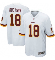 Men's Nike Washington Redskins #18 Josh Doctson Game White NFL Jersey