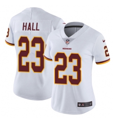 Women's Nike Washington Redskins #23 DeAngelo Hall Elite White NFL Jersey