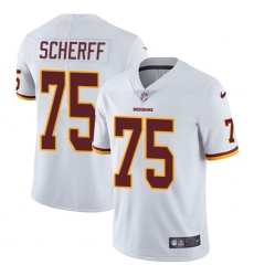 Youth Nike Washington Redskins #75 Brandon Scherff Elite White NFL Jersey