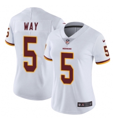 Women's Nike Washington Redskins #5 Tress Way Elite White NFL Jersey