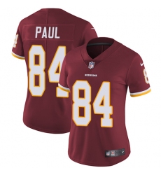 Women's Nike Washington Redskins #84 Niles Paul Elite Burgundy Red Team Color NFL Jersey