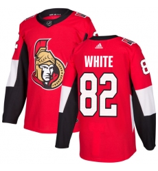 Youth Adidas Ottawa Senators #82 Colin White Authentic Red Home NHL Jersey