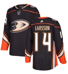 Youth Adidas Anaheim Ducks #14 Jacob Larsson Premier Black Home NHL Jersey