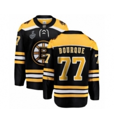 Men's Boston Bruins #77 Ray Bourque Authentic Black Home Fanatics Branded Breakaway 2019 Stanley Cup Final Bound Hockey Jersey