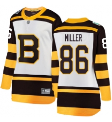 Women's Boston Bruins #86 Kevan Miller White 2019 Winter Classic Fanatics Branded Breakaway NHL Jersey