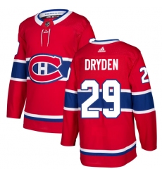 Youth Adidas Montreal Canadiens #29 Ken Dryden Authentic Red Home NHL Jersey