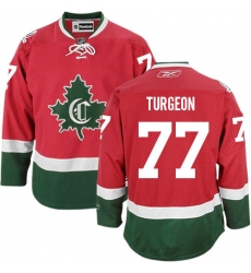 Women's Reebok Montreal Canadiens #77 Pierre Turgeon Authentic Red New CD NHL Jersey