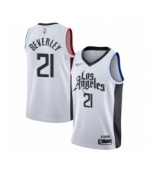 Women's Los Angeles Clippers #21 Patrick Beverley Swingman White Basketball Jersey - 2019 20 City Edition