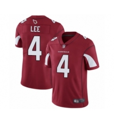 Youth Arizona Cardinals #4 Andy Lee Red Team Color Vapor Untouchable Limited Player Football Jersey