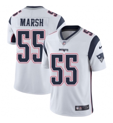 Youth Nike New England Patriots #55 Cassius Marsh White Vapor Untouchable Limited Player NFL Jersey