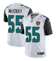 Men's Nike Jacksonville Jaguars #55 Lerentee McCray White Vapor Untouchable Limited Player NFL Jersey