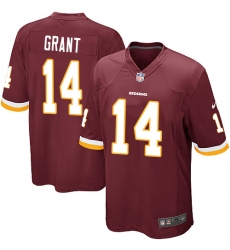 Men's Nike Washington Redskins #14 Ryan Grant Game Burgundy Red Team Color NFL Jersey