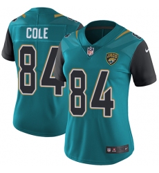 Women's Nike Jacksonville Jaguars #84 Keelan Cole Teal Green Team Color Vapor Untouchable Elite Player NFL Jersey