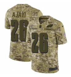 Youth Nike Philadelphia Eagles #26 Jay Ajayi Limited Camo 2018 Salute to Service NFL Jersey
