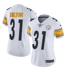 Women's Nike Pittsburgh Steelers #31 Mike Hilton White Vapor Untouchable Limited Player NFL Jersey