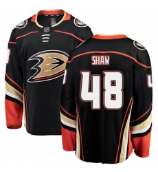 Youth Anaheim Ducks #48 Logan Shaw Fanatics Branded Black Home Breakaway NHL Jersey