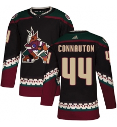 Men's Adidas Arizona Coyotes #44 Kevin Connauton Authentic Black Alternate NHL Jersey