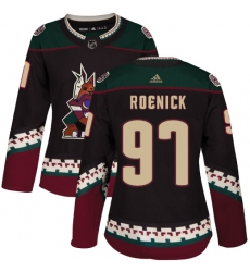 Women's Adidas Arizona Coyotes #97 Jeremy Roenick Premier Black Alternate NHL Jersey