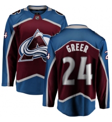 Youth Colorado Avalanche #24 A.J. Greer Fanatics Branded Maroon Home Breakaway NHL Jersey