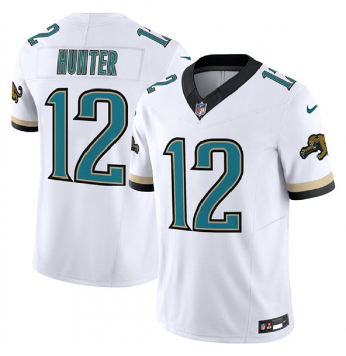 Men's Jacksonville Jaguars #12 Travis Hunter White 2026 F.U.S.E. Vapor Untouchable Limited Football Stitched Jersey