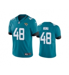 Men's Jacksonville Jaguars #48 Chad Muma Teal Vapor Untouchable Limited Stitched Jersey