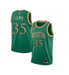 Men's Boston Celtics #35 Reggie Lewis Swingman Green Basketball Jersey - 2019 20 City Edition