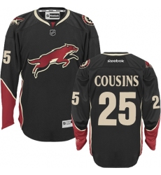 Youth Reebok Arizona Coyotes #25 Nick Cousins Authentic Black Third NHL Jersey