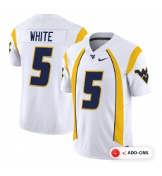 West Virginia Mountaineer #5 Pat White Throwback Vapc Limited Jersey