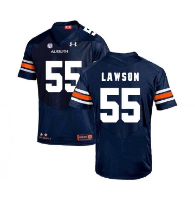Auburn Tigers 55 Carl Lawson Navy College Football Jersey