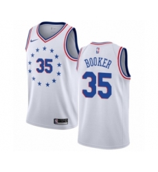Youth Nike Philadelphia 76ers #35 Trevor Booker White Swingman Jersey - Earned Edition