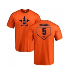 MLB Nike Houston Astros #5 Jeff Bagwell Orange RBI T-Shirt