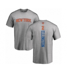 Basketball New York Knicks #2 Wayne Ellington Ash Backer T-Shirt