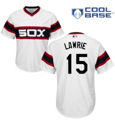 Men's Majestic Chicago White Sox #10 Yoan Moncada White Alternate Flex Base Authentic Collection MLB Jersey