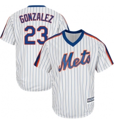 Youth Majestic New York Mets #23 Adrian Gonzalez Authentic White Alternate Cool Base MLB Jersey