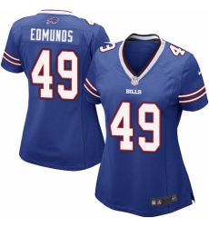 Women's Nike Buffalo Bills #49 Tremaine Edmunds Game Royal Blue Team Color NFL Jersey