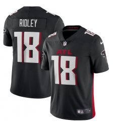 Men's Atlanta Falcons #18 Calvin Ridley Nike Black Vapor Limited Jersey