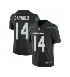 Men's New York Jets #14 Sam Darnold Black Alternate Vapor Untouchable Limited Player Football Jersey