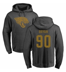NFL Nike Jacksonville Jaguars #90 Taven Bryan Ash One Color Pullover Hoodie