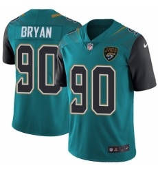Youth Nike Jacksonville Jaguars #90 Taven Bryan Teal Green Team Color Vapor Untouchable Limited Player NFL Jersey