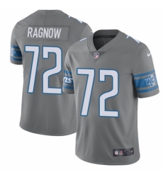Youth Nike Detroit Lions #72 Frank Ragnow Limited Steel Rush Vapor Untouchable NFL Jersey